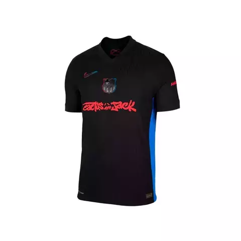 Camisa Barcelona Away Edição Especial Travis Scott 24/25 Torcedor Masculina - Preto - comprar online