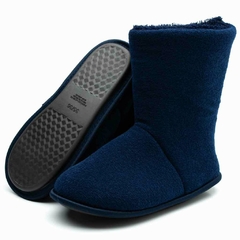 Pantufa Masculina Bota Polar Azul Marinho - Meu Céu Pantufas - Loja De Pantufas Femininas e Masculinas