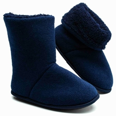 Pantufa Masculina Bota Polar Azul Marinho