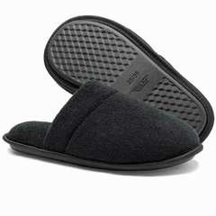 Chinelo Pantufa Masculina Tradicional Preto