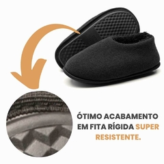 Pantufa Sapatilha Peluciada Preta na internet