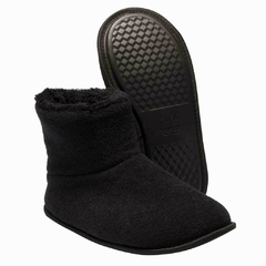 Pantufa Bota Polar Cano Curto Preta - comprar online