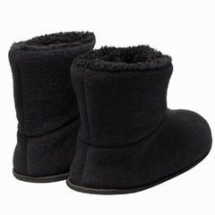 Pantufa Bota Polar Cano Curto Preta na internet