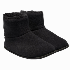 Pantufa Bota Polar Cano Curto Preta