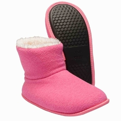 Pantufa Bota Polar Cano Curto Rosa - comprar online