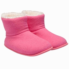 Pantufa Bota Polar Cano Curto Rosa