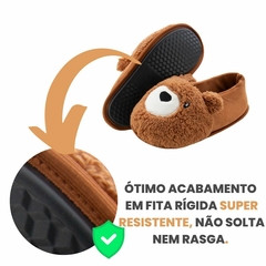 Pantufa Ursinho 3D - Meu Céu Pantufas - Loja De Pantufas Femininas e Masculinas