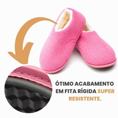 Pantufa Sapatilha Peluciada Rosa na internet