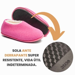 Pantufa Sapatilha Peluciada Rosa - Meu Céu Pantufas - Loja De Pantufas Femininas e Masculinas