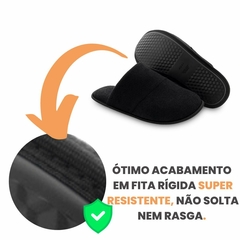 Pantufa Masculino Preta - comprar online