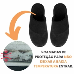 Pantufa Masculino Preta - loja online