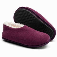 Pantufa Sapatilha Peluciada Bordo