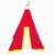 Cabana Infantil - Tenda Indio Teepee - Barraca Vermelha Alta