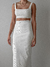 TOP CANELADO OFF WHITE - comprar online