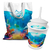5 Kits Com Sacola Copo E Baldinho Fundo Do Mar