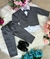 Conjunto Meninos Kanga Social Bruno Cinza Grafite Terno (CJTSCLBLSCZTERNO)