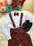Conjunto Meninos Miss Cherry Leo Suspensorio Marsala (CONJTMNNMSSCHRLOSNPMRL) - comprar online