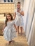 Vestido Blogueirinha Mãe e Filha Melissa Branco e Azul Listrado (VESTMAEFLHALISDO)