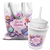 5 Kits Com Sacola Copo E Baldinho Spa De Beleza