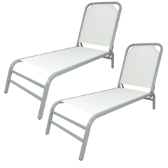 Combo x2 Reposeras Garden Eco (color a elección)