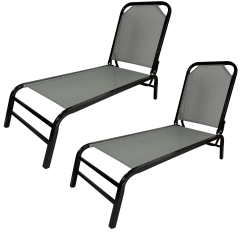 Combo x2 Reposeras Garden Eco (color a elección) - Ivosol Reposeras