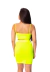 Cropped Faixa Alça Fina Feminino Amarelo Neon na internet