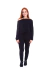 Calça Jogger Com Bolso Frontal Moletinho Feminino Preto - Moda Vício
