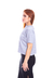 T-shirt Cropped Com Bolso Feminino Cinza Mescla - comprar online