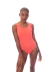 Body Regata Decote Costas Com Bojo Laranja