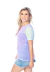 Camiseta Tule Tie Dye Feminino Rosa e Azul na internet