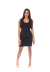 Vestido Regata Decote Costas Preto - Moda Vício