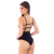 Body Decote Quadrado e Tiras Nas Costas Preto