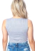 Cropped Regata Feminino Cinza Mescla na internet