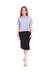 T-shirt Cropped Com Bolso Feminino Cinza Mescla - Moda Vício