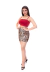 Cropped Faixa Alça Fina Feminino Vermelho - Moda Vício