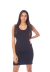 Vestido Regata Decote Costas Preto