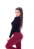Blusa Tricô Decote V Manga Longa Feminino Preto - comprar online