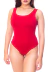 Body Regata Decote Costas Com Bojo Vermelho - Moda Vício