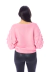 Blusa Tricô Manga Longa Bufante Feminino Rosa - Moda Vício