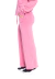 Calça Wide Leg Com Bolso Frontal Moletinho Feminino Rosa - comprar online