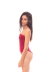 Body Tomara Que Caia Com Recorte Frente Vermelho - comprar online