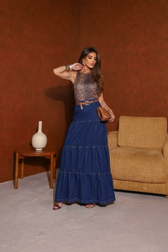 SAIA LONGA DENIM - comprar online