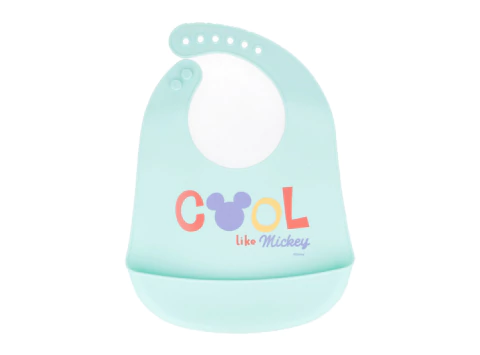Babero de silicona Mickey - comprar online