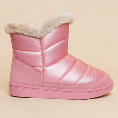 Botas impermeables termicas - piel Rosa llegan 24-4 - comprar online