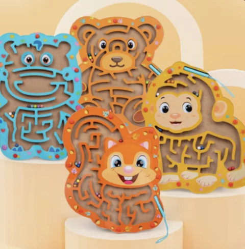 Pizarra magnética de madera