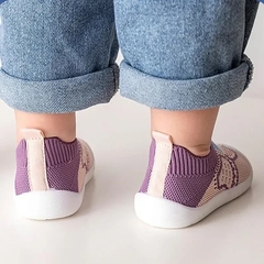 Zapatilla FLEX suela flexible Rosa -LILa - tienda online