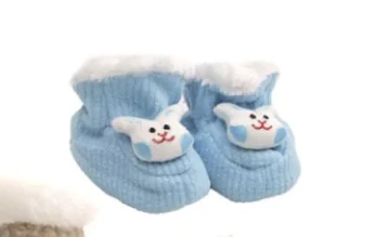 Pantumedias de piel Conejo celeste