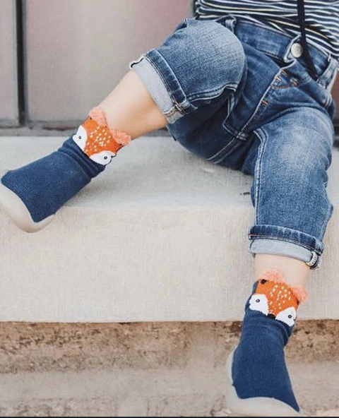 Zapatilla larga zorrito