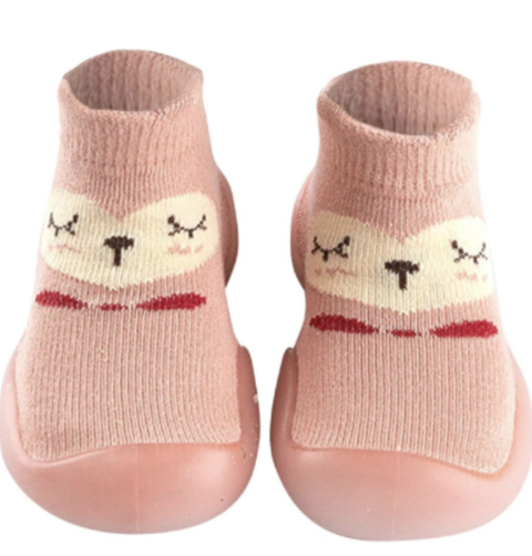 Zapatillas suela flexible rosa corazon - comprar online