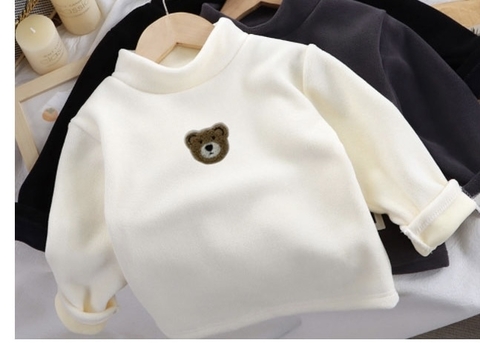 Buzo térmico plush blanco osito